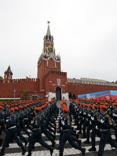 俄罗斯红场阅兵2015